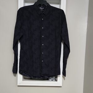 Visconti Casual Textured Button Down Shirt Classic Design